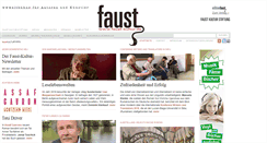 Desktop Screenshot of faustkultur.de