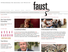 Tablet Screenshot of faustkultur.de